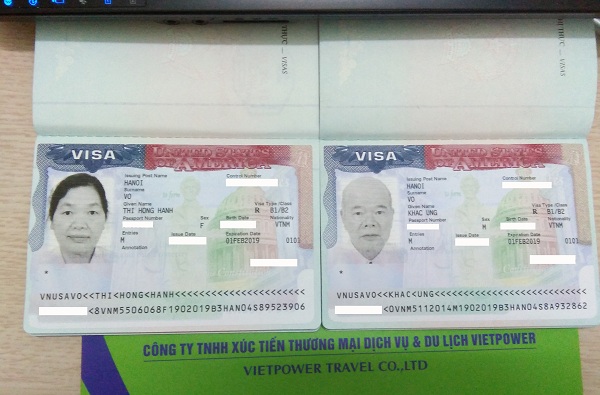 Chúc mừng visa Mỹ